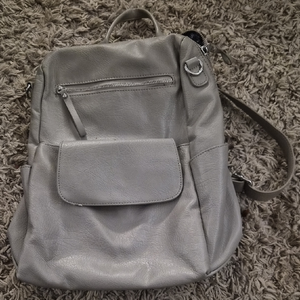 Mms Design Studio Chic Gray Backpack - image 1